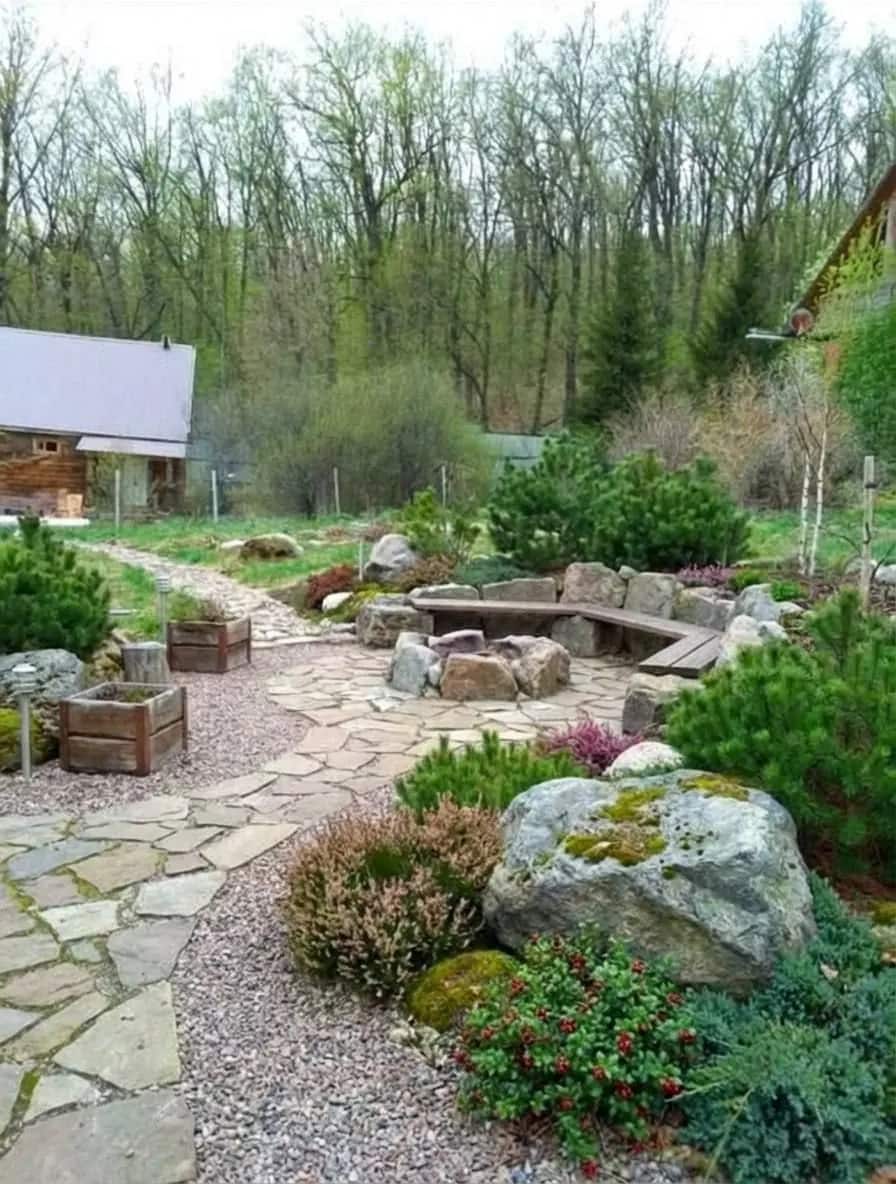 Пустырь -> Каменный сад (после)