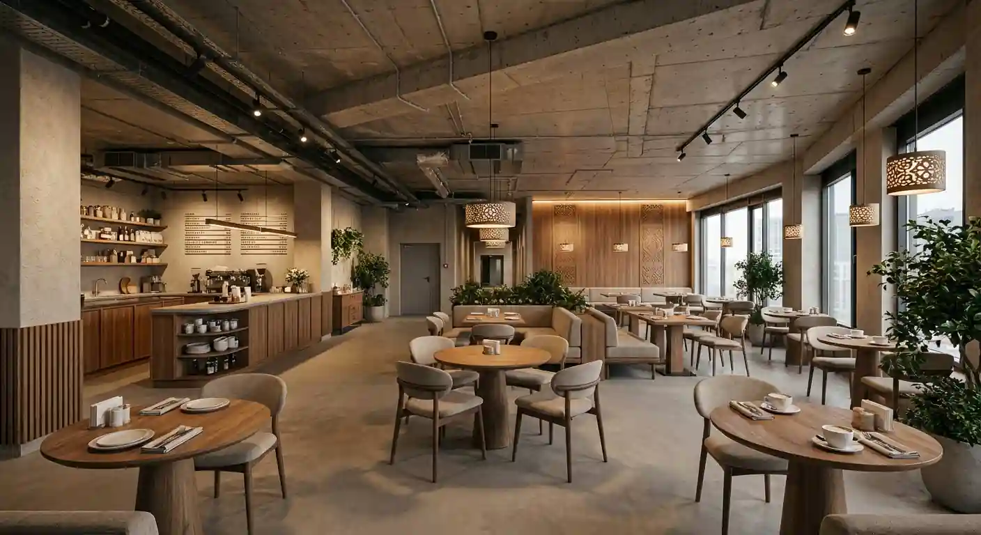 Коммерция → Дизайн кафе (после)