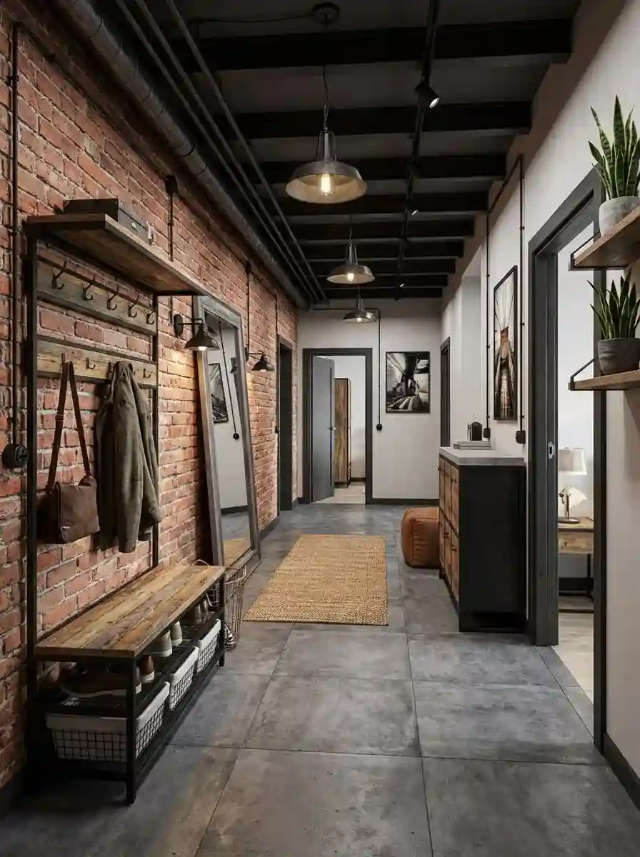 Коридор → Лофт-холл (после)