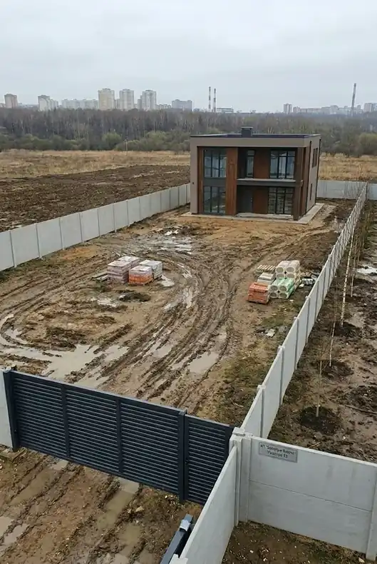 Фасад → Парадный сад (до)